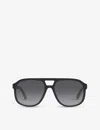 Gucci Unisex Sunglass Gg1188s In Black