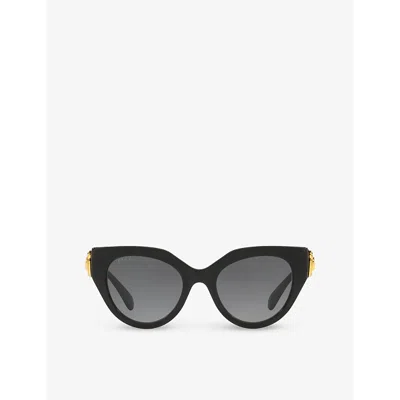 Gucci Gg1408s 001 Butterfly Sunglasses In Grey