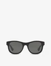 Gucci Gg0003sn Square-frame Acetate Sunglasses In Black