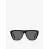 Gucci Womens Black Gg0926s Rectangular-frame Acetate Sunglasses In Black