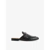 Gucci Womens Black Princetown Leather Mules Eur 38/5 Uk In Black