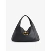 Gucci Womens Black Softbit Large Leather Top Handle Bag