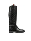 Gucci Women`s Boot With Slim Clamp In Black