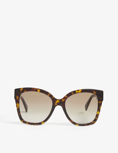 Gucci Gg0459s Sunglasses In Brown