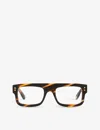 Gucci Womens Brown Gg1085o Square-frame Tortoiseshell Acetate Glasses In Brown