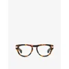 Gucci Womens Gg1519o Round-frame Acetate Glasses Brown In Brown