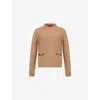 Gucci Womens Horsebit Raglan-sleeves Wool And Cashmere Jumper Dusty Dark Grey Mc In Neutral