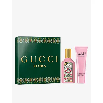 Gucci Womens Flora Gorgeous Gardenia Eau De Parfum For Women And Perfumed Body Lotion Duo Gift Set