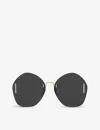 Gucci Frameless Logo-engraved Sunglasses