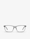 Gucci Womens Grey Gg1159o Square Acetate Glasses In Grey