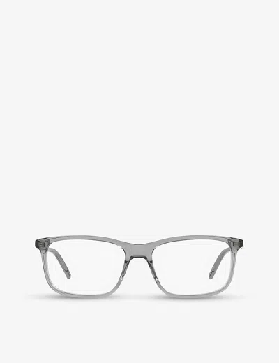 Gucci Womens Grey Gg1159o Square Acetate Glasses