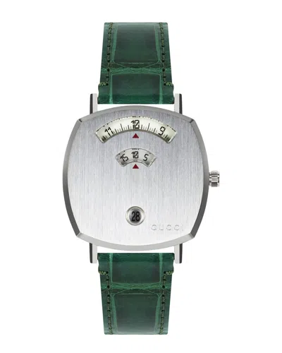 Gucci Womens Grip Watch In Green