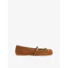 Gucci Beige Ballet Shoes With Horsebit And Bow Detail In Gg Canvas Woman