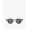 Gucci Womens Grey Gg1730s Square-shape Acetate Sunglasses In Grey