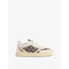 Gucci Re-web Trainer In Original Gg Canvas Women In Ivory Beige White