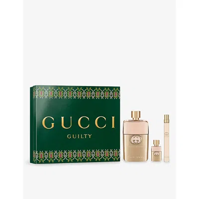 Gucci Womens Guilty Pour Femme Eau De Parfum For Women Trio Gift Set