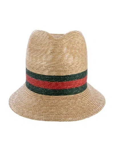 Pre-owned Gucci Womens Hat In Neutrals