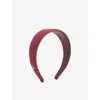Gucci Womens Lacquer Gg Woven Hair Band