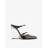 Gucci Mules With Transparent Wedge Heel