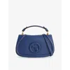 Gucci Womens Plastic Blu Blondie Medium Leather Top Handle Bag