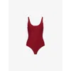 Gucci Womens  Lido Monogram Jacquard Swimsuit