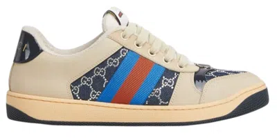 GUCCI GUCCI WOMENS SCREENER SNEAKER WITH CRYSTALS GG