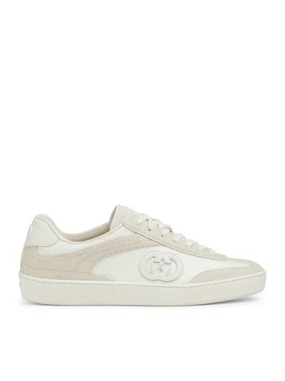 Gucci Women`s Sneaker With Interlocking G In White