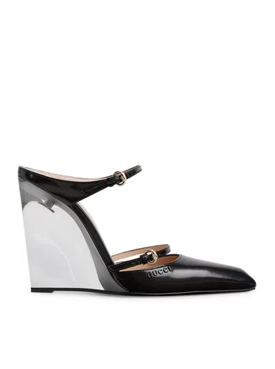 Gucci Women`s Wedge Clogs