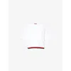 Gucci Womens White Mix Cropped Boxy-fit Cotton-jersey Sweatshirt In White Mix