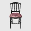 Gucci Wood Chair With Gg Bees And Stars In Grau