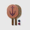 Gucci Wooden Beach Racket And Ball Set