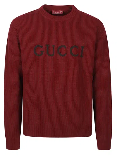 GUCCI GUCCI WOOL AND CASHMERE BLEND SWEATER