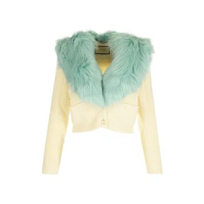 Gucci Wool And Cashmere Cardigan Women