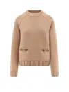 Gucci Wool And Cashmere Sweater In Pink