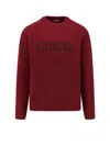 Gucci Wool And Cashmere Blend Sweater In Brown