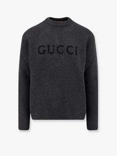 Gucci Wool And Cashmere Sweater In Gray