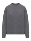 Gucci Wool And Cashmere Sweater In Grey