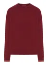 Gucci Oversize Wool And Cashmere Sweater In Red