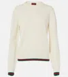 Gucci Wool And Cashmere Sweater In White