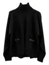 Gucci Wool And Cashmere Turtle-neck Jumper In Black