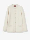 Gucci Wool And Cotton Blend Cardigan In Neutral