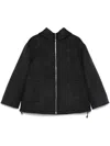 Gucci Wool And Silk Blend Caban In Grey