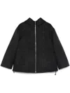 Gucci Wool And Silk Blend Caban In Grey