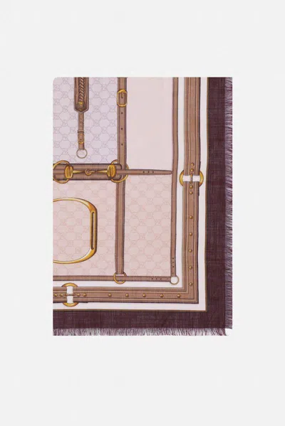 Gucci Wool And Silk Scarf