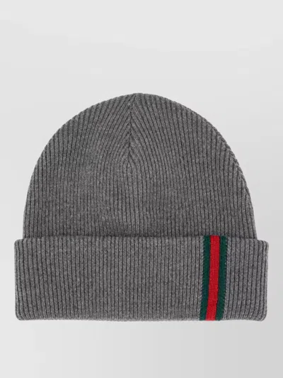Gucci Wool Beanie In Gray