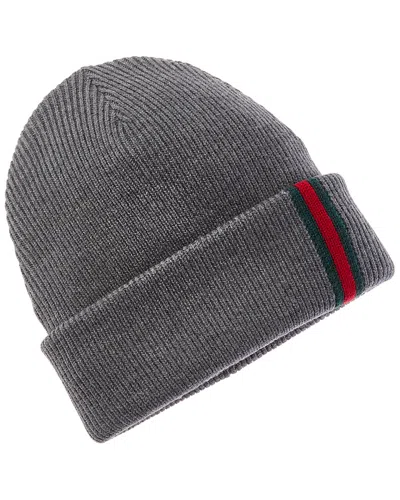 Gucci Wool Beanie In Gray