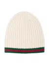 Gucci Wool Beanie In Neutrals
