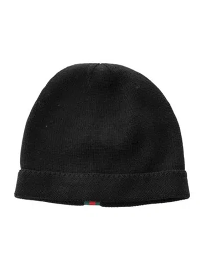 Pre-owned Gucci Wool Beanie W/tags In Black