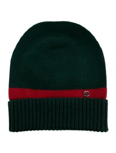 Pre-owned Gucci Wool Beanie W/tags In Green