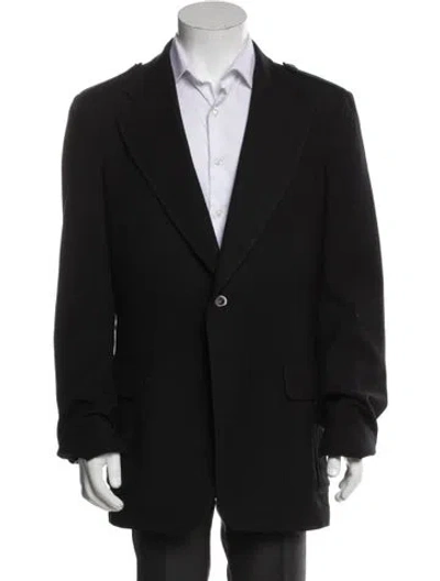 Pre-owned Gucci Wool Blazer In Black